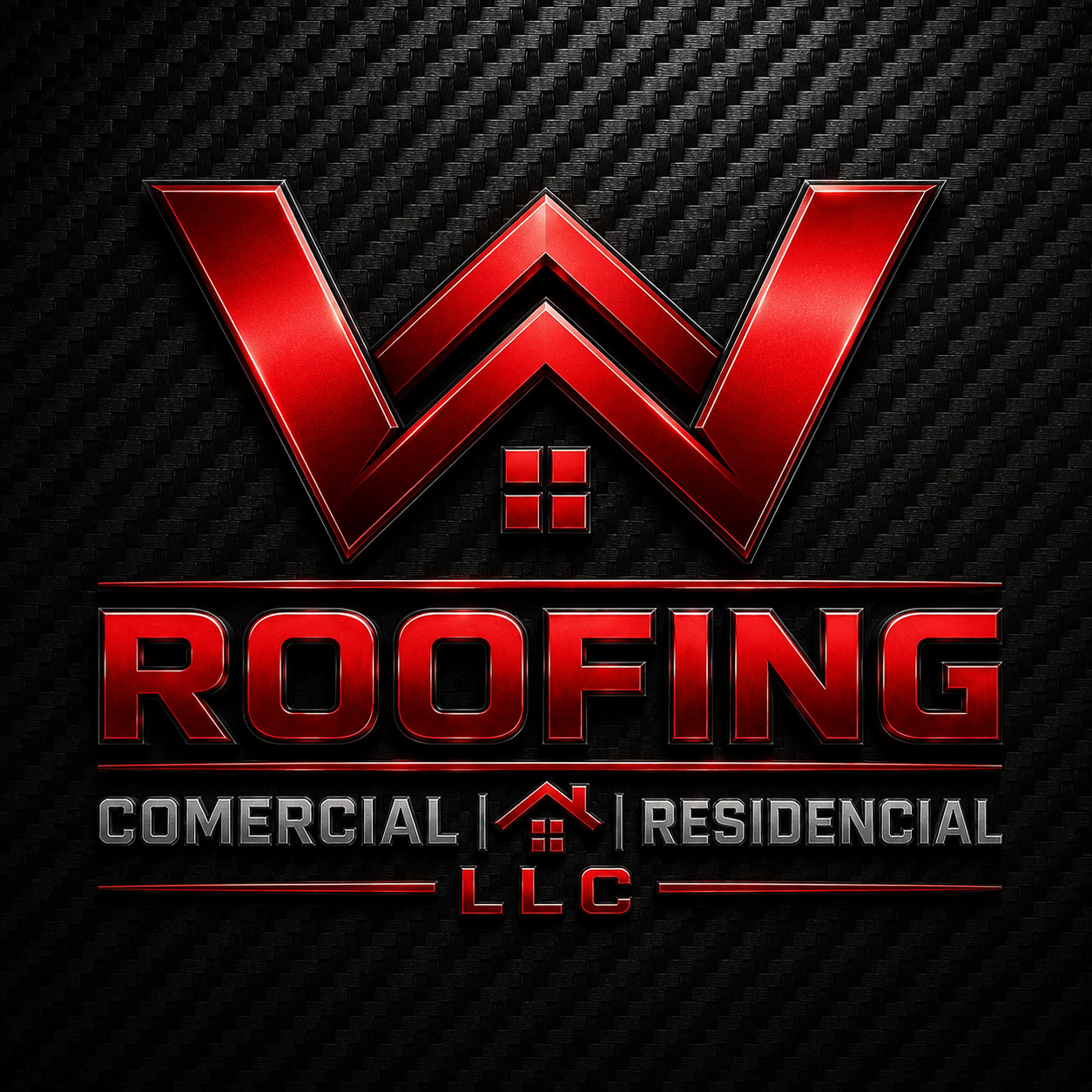 W Roofing logo